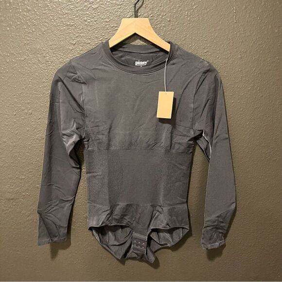 Pinsy Long Sleeve Butter Sculpt™ Seamless Shapewear Bodysuit - Picture 6 of 15